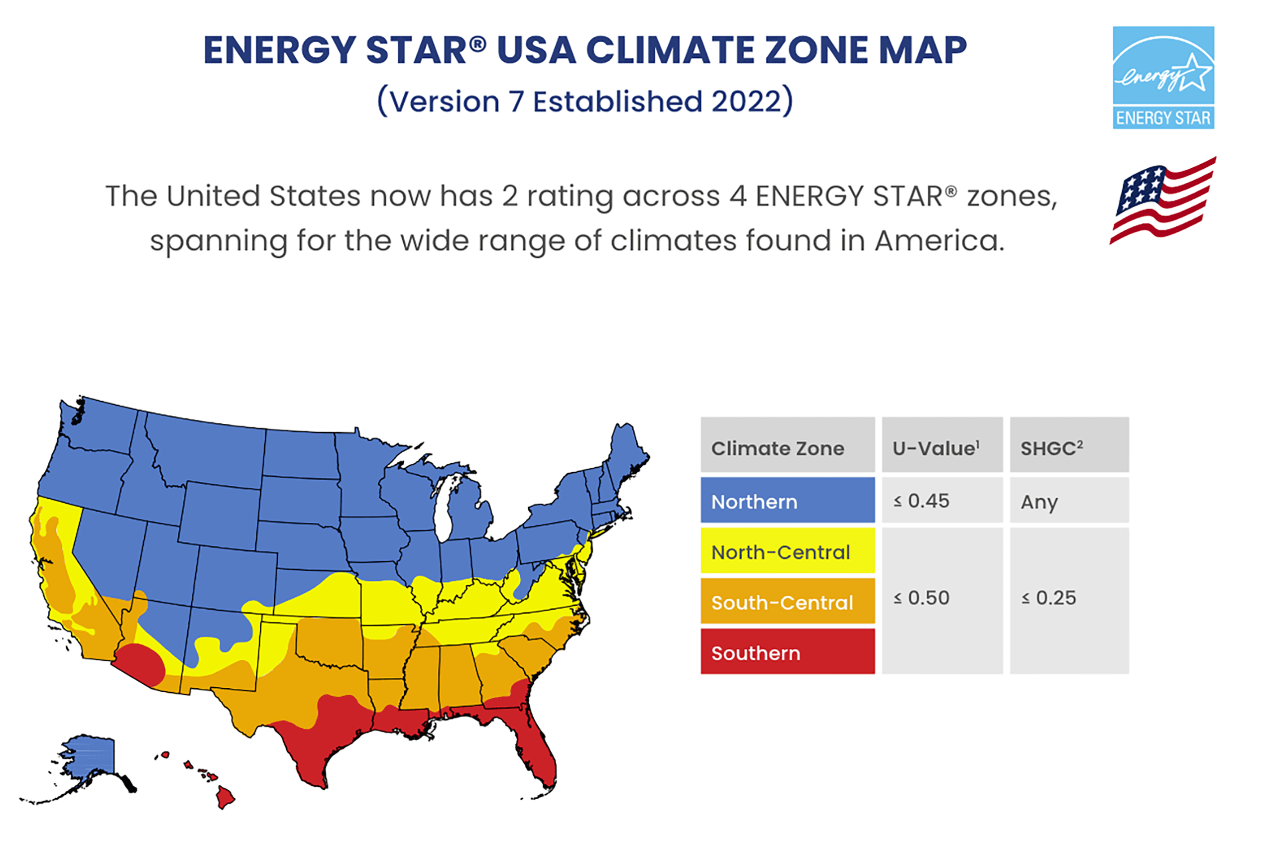 Energy Star Usa Version 7 2022 Map